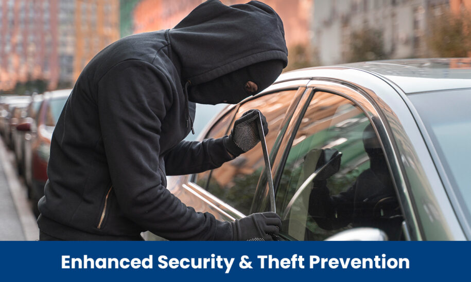 Improved vehicle security and theft prevention